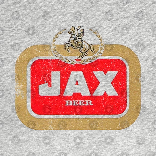 Jax Beer - vintage style label by G! Zone